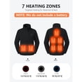 thumbnail image 3 of MexChoioe Big Kids Zip Up Stand Collar Fleece Outerwear Heated Fleece Jacket Fall Winter Fashion Everyday Cold Weather Coat for Boys and Girls, 3 of 7