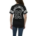 thumbnail image 4 of Women's Jack Skellington Baseball Jersey Shirt Nightmare Before Christmas Black, 4 of 7