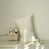 Dademeo Up to 50% off Clearance! Standard/Queen Pillowcase Smooth Soft Silk Pillow Covers with Zipper Closure Lightweight High Quality Pillow Case for Living Room Couch Bed