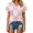 #13-Pink, variant on Cancer Shirt Women Cancer Awareness Pink Ribbon T-Shirt Cancer Survivor V-Neck Tops