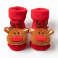 thumbnail image 1 of Muñeca navideña para niños Calcetines para bebés Recién nacido Mantener caliente Elk Calcetines para niños Infant Toddler Antideslizante Navidad para botas suaves y lindas (2 pares), 1 of 2