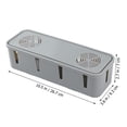 thumbnail image 4 of 1Set Grey Wire Cover Case for Power Strips Electronics Office Workers, 4 of 9