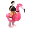 thumbnail image 4 of Disfraz inflable, disfraz de flamenco inflable, disfraz de flamenco impermeable, disfraz inflable de Halloween, verdadera excelencia, 4 of 8