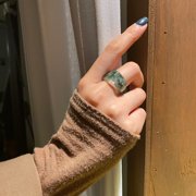Chunky Geo Resin Ring