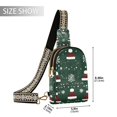 thumbnail image 2 of FORMRS Womens Crossbody Sling Bag Travel Daypack Shoulder Chest Backpack, Christmas Santa Hats, 2 of 7