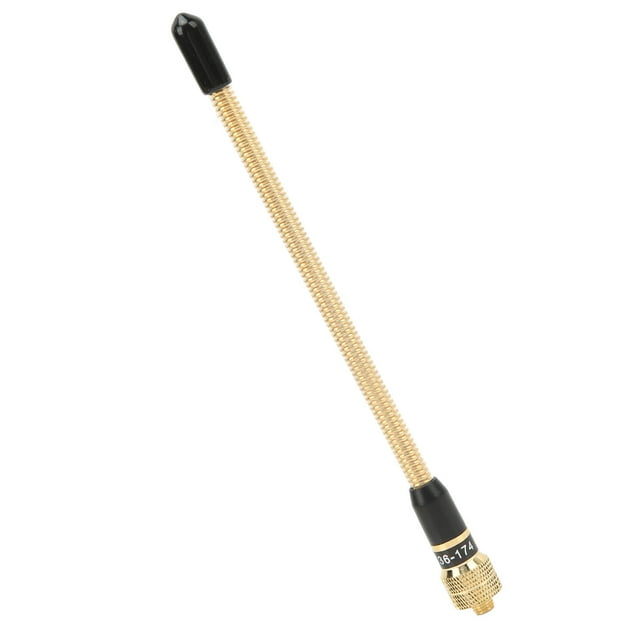 Antenas de radio de dos vías, antena de walkie talkie con resorte de metal SMA, antena de walkie talkie VHF, máxima confiabilidad