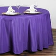 thumbnail image 5 of BalsaCircle 6 Pieces 108" Purple Round Polyester Tablecloths Fabric Table Cover Linens, 5 of 5