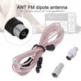 thumbnail image 3 of Antena Fm Dipolo Radio Hogar Interior Receptor Fm Antena Con Tv Conector Hembra Moyic EL008356-00, 3 of 6