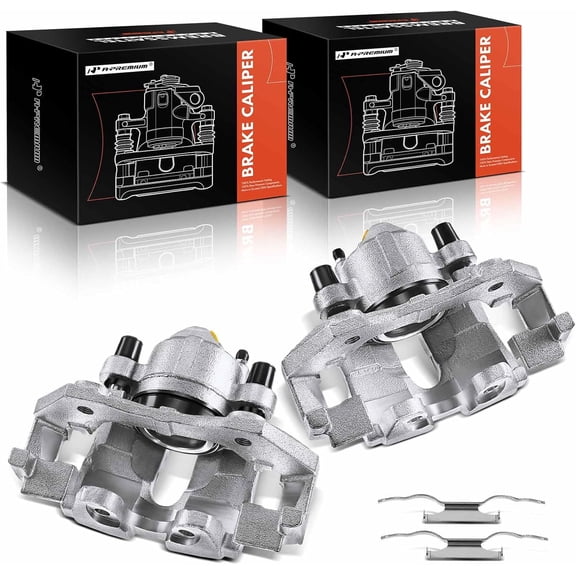 A-Premium Brake Caliper Assembly Compatible with Ford Escape Mazda Tribute Mercury Mariner 2009-2010 Front Side 2-PC Set