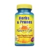 Nature’s Life Herbs & Prunes | 400mg Senna & Herbal Blend for Healthy Digestion Support | Non-GMO | 100 Tabs, 100 Serv.