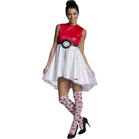 Pokemon pokeball dress adult halloween costume S