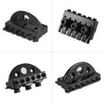 thumbnail image 2 of 6 cordes Headless Guitare électrique cordes Locking Nut Set avec 2 Clé 2 Vis Noir, 2 of 6