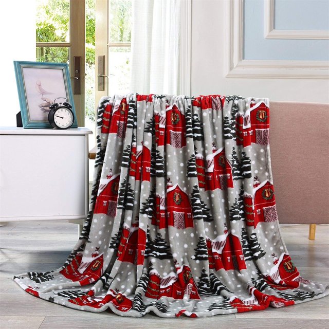 Couverture en Polaire Polyester, Couverture 1* (Multi-Couleur-A)