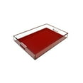 thumbnail image 1 of R16 HOME LT01-R Square Lucite Tray, Red, 1 of 1
