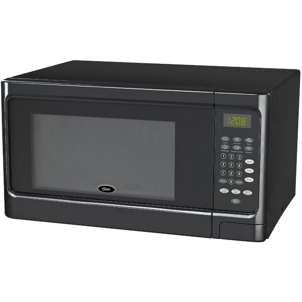 Oster MidSize 1.1Cu. Ft. 1000W Countertop Microwave Oven with Push