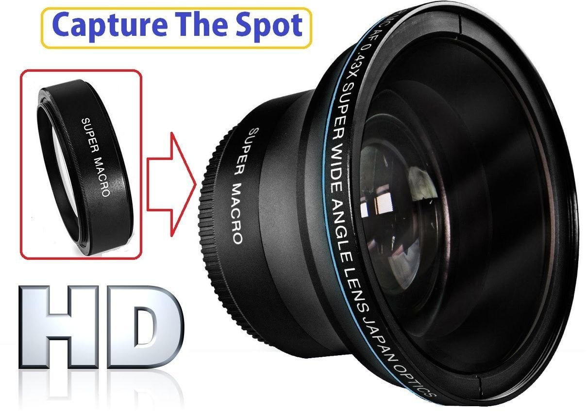 HiDef Professional MK III Fisheye Lens With Macro For Sony FDRAX40 FDRAX53