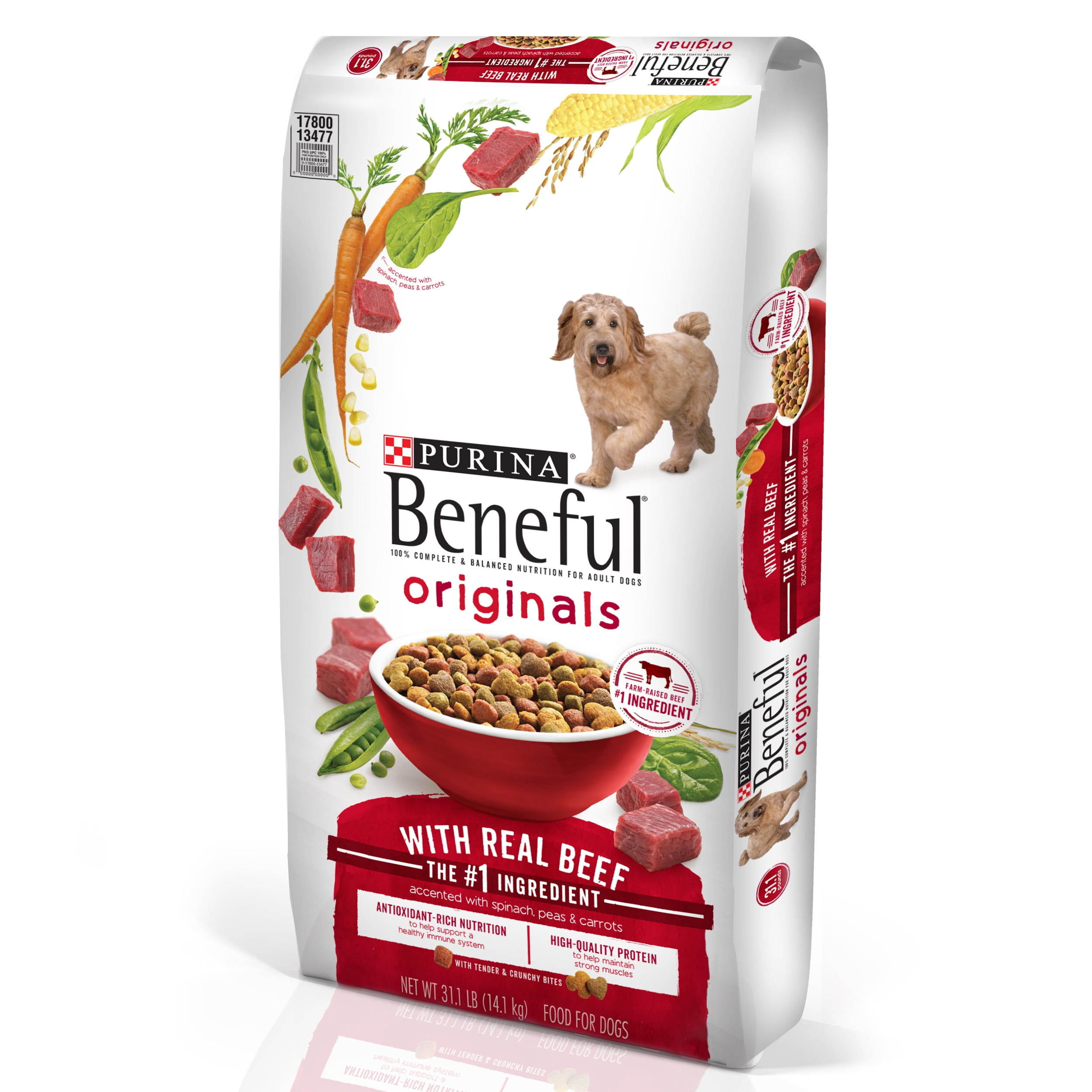Purina Beneful Dry Dog Food Originals With Real Beef 31 1 Lb Bag 