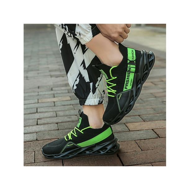 Woobling Mens Comfortable Trainers Walking Comfortable Anti Slip