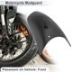 thumbnail image 3 of Guardabarros de motocicleta de plástico único, guardabarros delantero, protector contra salpicaduras, cubierta de rueda, 1 juego negro 03 con herramienta de instalación y tornillos de montaje 22x11cm, 3 of 6