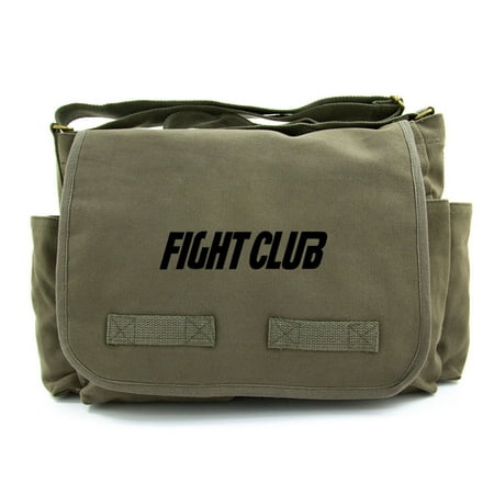 FIGHT CLUB Fighting Boxing Heavyweight Canvas Messenger Shoulder (The Best Boxing Fights)