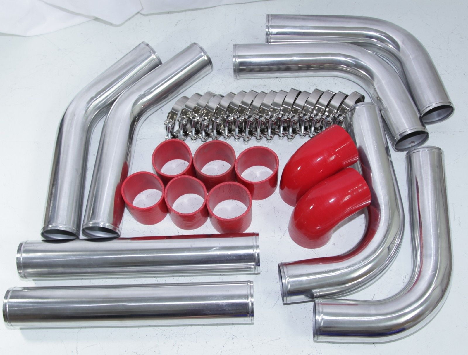 DIY Universal Intercooler Piping Kit 2.5"8PCS Nissan Honda Subaru Scion