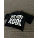 thumbnail image 4 of Camiseta de algodón con estampado de letras para hombre y mujer, estilo hip-hop, rock, gótico, punk, informal, estilo callejero, cuello redondo, holgada, de gran tamaño, de manga corta, 4 of 5