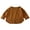 Brown, variant on Toddler Baby Clothes Newborn Infant Boys Girls Long Sleeve Shirts Crewneck Undershirts Base Layer Solid Color Fall Top