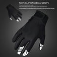 thumbnail image 3 of Guante de Béisbol, Guantes de Bateo Profesionales Transpirables Antideslizantes para Partidos de Ejercio, 3 of 7