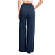 thumbnail image 3 of Pantalones Mujer Pierna Ancha Talovee Azul Marino Cintura Alta con Bolsillos XX-L, 3 of 5