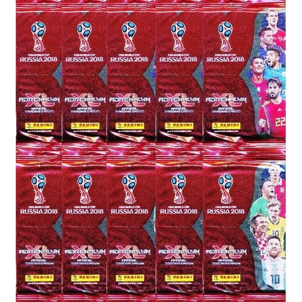 Panini 2018 Adrenalyn XL FIFA World Cup 10 sobres sellados