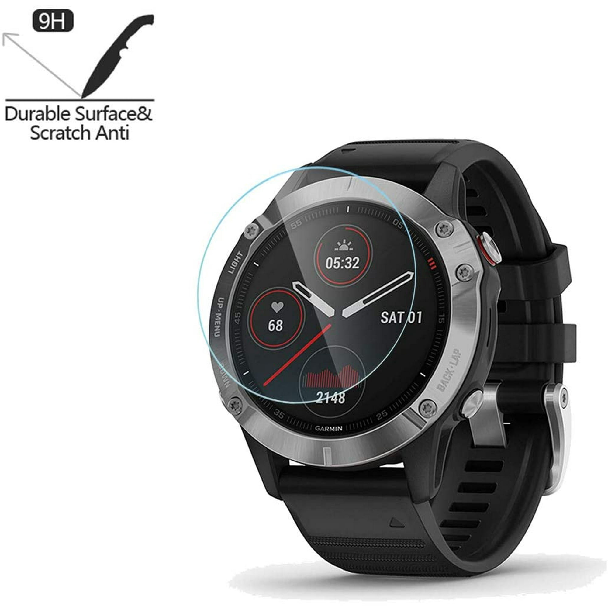 Pack of 4 Tempered Gl Screen Protector for Garmin Fenix 6 Garmin Fenix 6 Pro and Garmin Vivomove HR 0.3mm Walmart