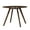 Walnut, variant on Pemberly Row Modern Solid Wood 39.5" Round Dining Table in Gray