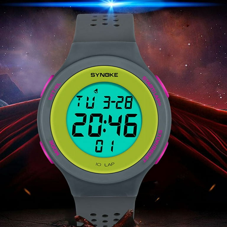 Men Multifunction Water Resistant Watches Travelling Light LED