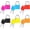 Light Blue+Red+Black+Orange+Hot Pink+Yellow, variant on Luluganb 1Pack Suitcase Locks with 2 Keys,23mm Small Luggage Padlocks Multicolor,Mini Strong Steel Padlock for Suitcase,Luggage,Travel Bag,Backpack Zipper,Jewelry Box,Drawer,Toolbox