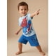 thumbnail image 4 of Conjunto de ropa Marvel Boys Spiderman, camiseta y pantalones cortos para niños, 5 años, 4 of 5