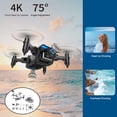 thumbnail image 3 of Mini Drone Pocket plegable RC 4K perfke Juguetes Cámara dual gris 3B, 3 of 9