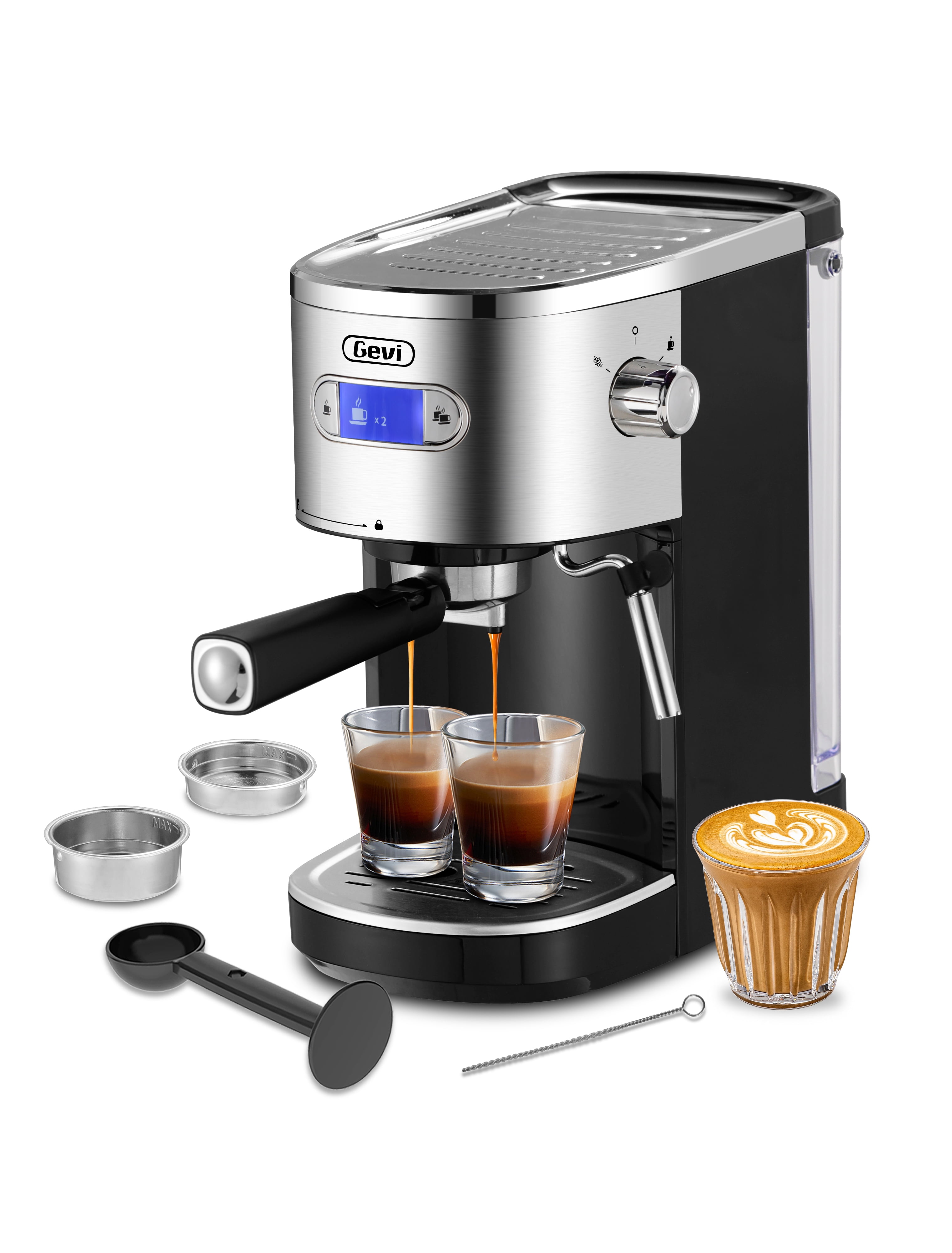 Gevi Espresso Machines 20 Bar Fast Heating Automatic Coffee Machine ...