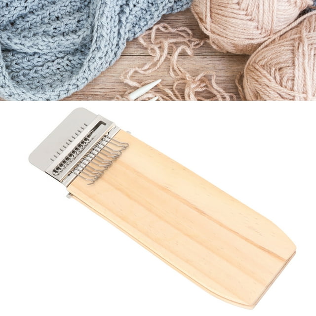 Mini Kit De Telar De Tejido, 12 Ganchos Tipo Speedweave Herramienta De Reparación De Bricolaje Portátil Multiusos Mejorar La Concentración Pequeña Máquina De Telar De Zurcir