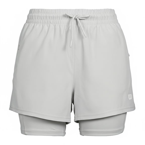 Short con Biker Deportivo Wilson para Mujer Muse Color Gris Claro Talla EG