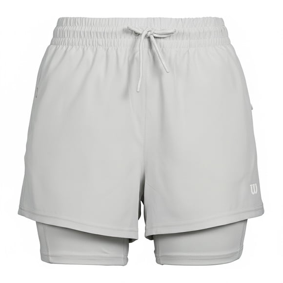Short con Biker Deportivo Wilson para Mujer Muse Color Gris Claro Talla M