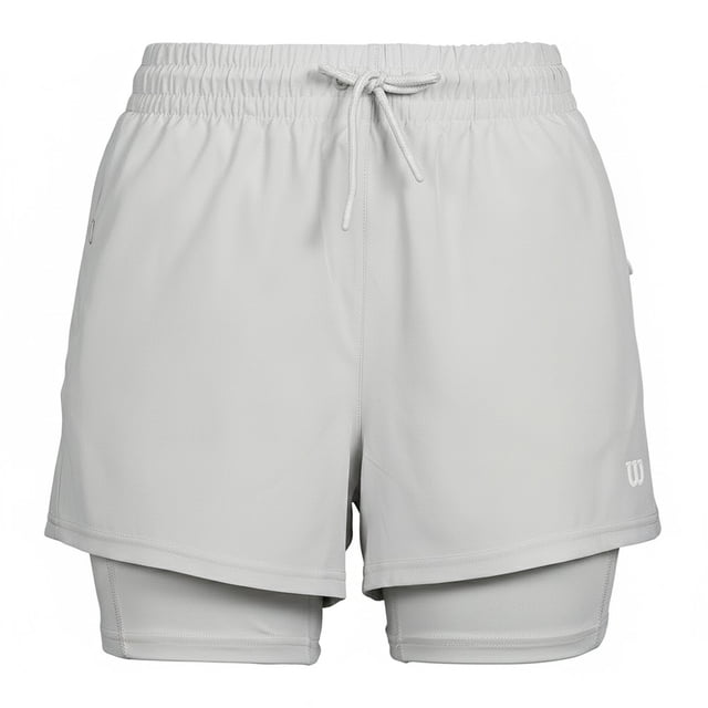 Short con Biker Deportivo Wilson para Mujer Muse Color Gris Claro Talla CH
