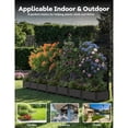 thumbnail image 6 of 7 PCS Raised Garden Bed with Trellis, 116" W x 63"Tall Plastic Planter Box for Climbing Plants, Outdoor Vertical Garden with Privacy Screen for Patio, Balcony, Backyard – Sturdy & Lightweight, 6 of 8
