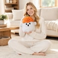 thumbnail image 6 of Halloween Pumpkin Ghost Plush Doll, 11.81 in Cute Spooky Stuffed Character Toy, Soft Pumpkin and Ghost Plushie for Party Favors, Home Decor and Halloween Gift，B, 6 of 8
