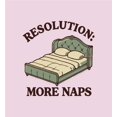 thumbnail image 4 of Resolution More Naps Women's Pink Crew Neck Short Sleeve Crop Tee-Medium, 4 of 4