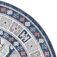 thumbnail image 2 of SAFAVIEH Kazak Jancis Geometric Area Rug, Blue/Grey, 6'7" x 6'7" Round, 2 of 4