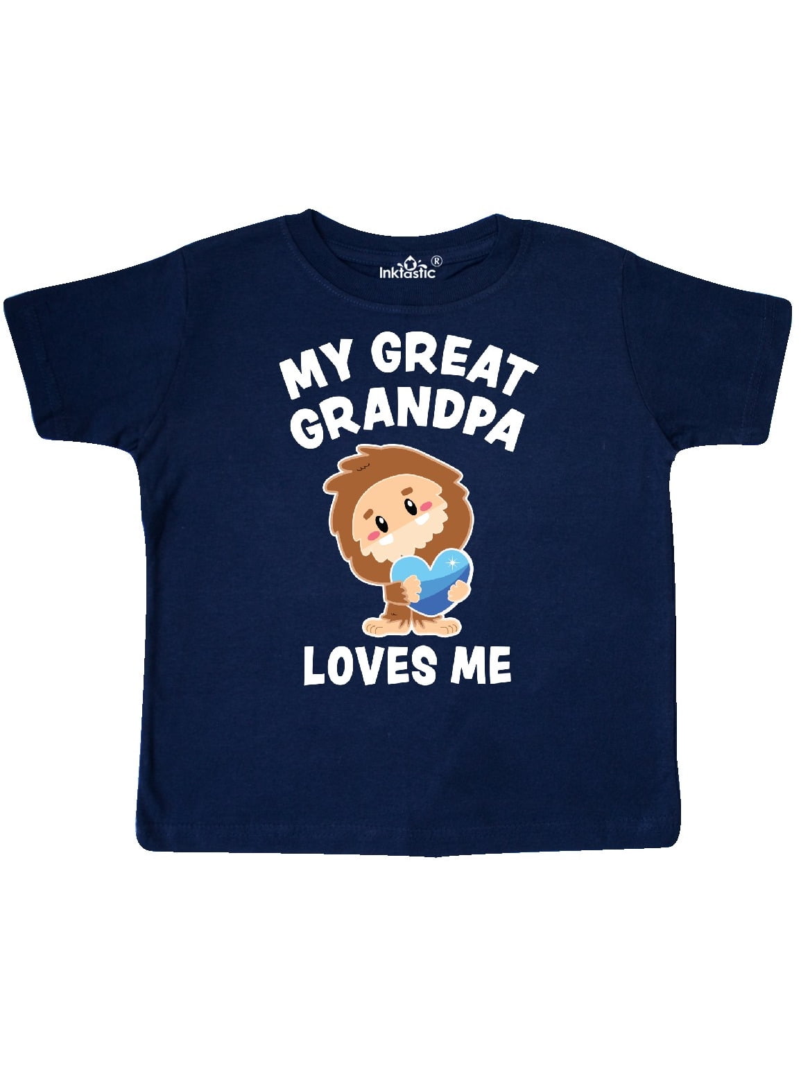 inktastic My Mom Loves Me with Bigfoot Toddler T-Shirt