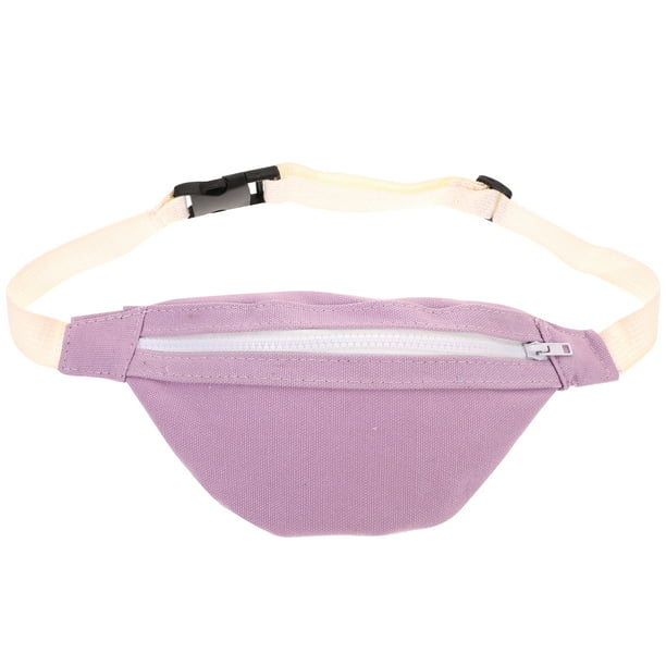 Riñonera de lona para niños, bolso bandolera para el pecho, bolsa de almacenamiento para niñas y niños, bolsa portátil