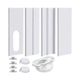 thumbnail image 1 of Portable Air Conditioner Window Vent Kit for 5.1-5.9 Inch Hose, Universal AC Hose Coupler with Adjustable Sliding Window Seal - 17-61 Inch, 1 of 4