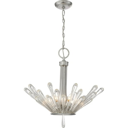 chandeliers 6 light fixtures with silver leaf tone finish e12 light fixture