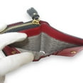 thumbnail image 5 of Pre-Owned ANYA HINDMARCH Leather Half Wallet, Bi-fold Compact Black x Gold Hardware,..., 5 of 14